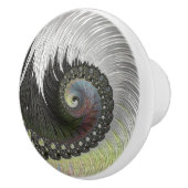 Psychedelic Fantasy Spiral Keramische Knop (Rechts)