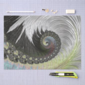 Psychedelic Fantasy Spiral Tissue Paper Tissuepapier (Craft)