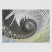 Psychedelic Fantasy Spiral Tissue Paper Tissuepapier (Voorkant)