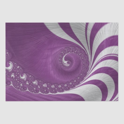 Psychedelic Fantasy Spiral Tissue Paper Tissuepapier (Voorkant)