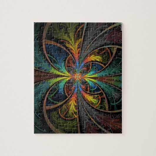 Psychedelic Feathers Legpuzzel (Verticaal)