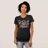 Psychedelic Feathers T-shirt (Voorkant volledig)