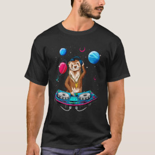 Psychedelic Ferret DJ EDM Raver Trance Music Festi T-shirt