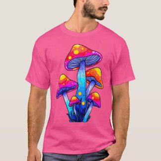 Psychedelic Festival Raver Edm Dj Mushroom T-shirt