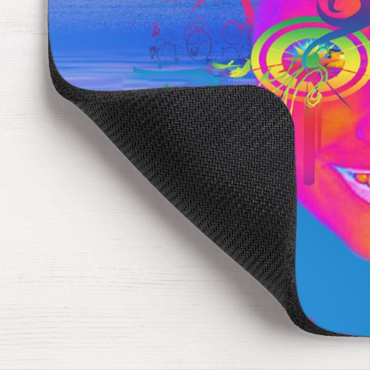 Psychedelic Fish Mouse Mat Muismat (Hoek)