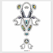 Psychedelic Fish Sticker (Vel)