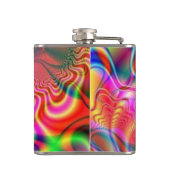Psychedelic Flask van Groovy Timz - Gifts - Trends Heupfles (Achterkant)