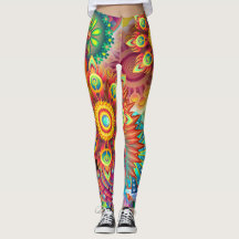 Psychedelic Floral Hippie Boho Mandala