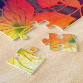 Psychedelic Floral Legpuzzel (Zijkant)