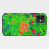 Psychedelic Flower Bed 01 Case-Mate iPhone Case (Achterkant (horizontaal))