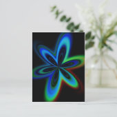 Psychedelic Flower Briefkaart (Staand voorkant)