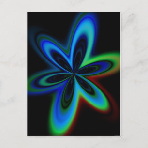 Psychedelic Flower Briefkaart