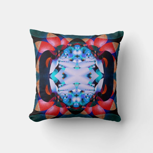 Psychedelic Flower Inner Light Cushion Kussen (Voorkant)
