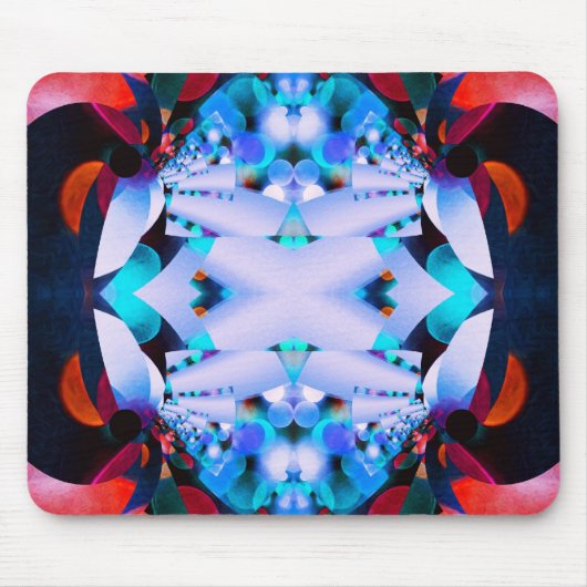 Psychedelic Flower Inner Light Mousepad Muismat (Voorkant)