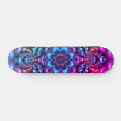 psychedelic flower mandala skateboard (Horizontaal)