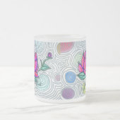 Psychedelic Flower Matglas Koffiemok (Center)