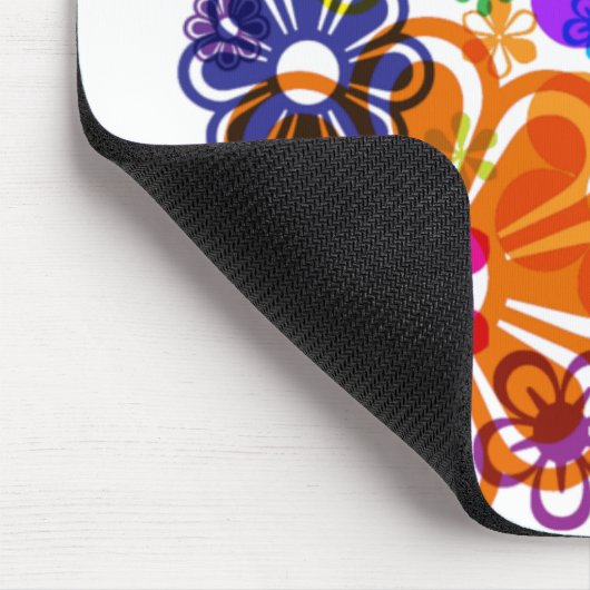 Psychedelic Flower MousePad Muismat (Hoek)