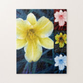 Psychedelic Flower Puzzle Legpuzzel (Verticaal)