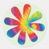 Psychedelic Flower Sticker (Voorkant)