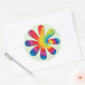 Psychedelic Flower Sticker (Envelop)