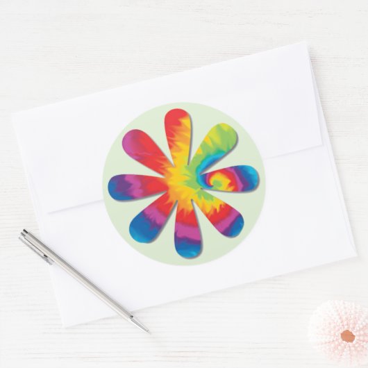 Psychedelic Flower Sticker (Envelop)