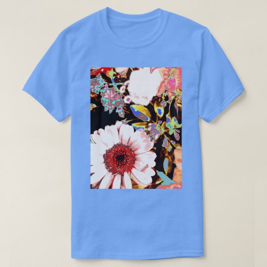 Psychedelic Flowering T-shirt (Design voorkant)