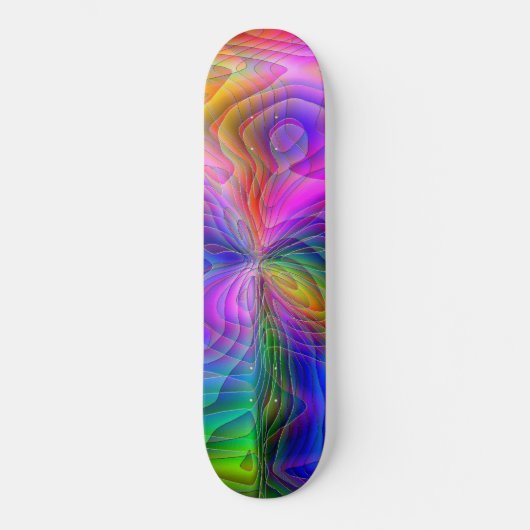 Psychedelic Flyer Skateboard (Voorkant)