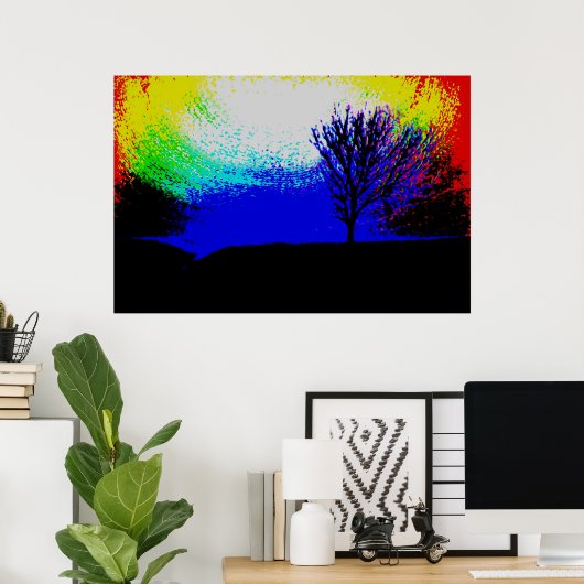 PSYCHEDELIC FOG POSTER (Thuiskantoor)