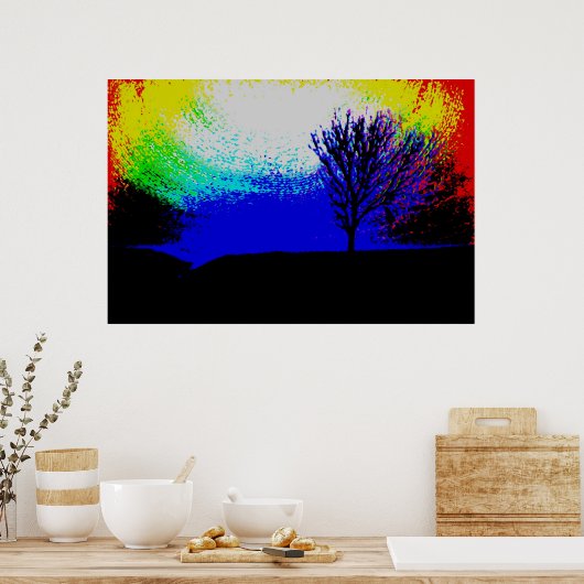 PSYCHEDELIC FOG POSTER (Keuken)