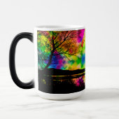 Psychedelic Forest Magic Coffee Mok (Links)