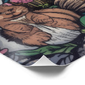 Psychedelic forest poster (Hoek)