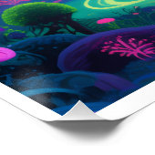 Psychedelic forest poster (Hoek)