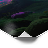 Psychedelic forest poster (Hoek)