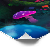 Psychedelic forest poster (Hoek)