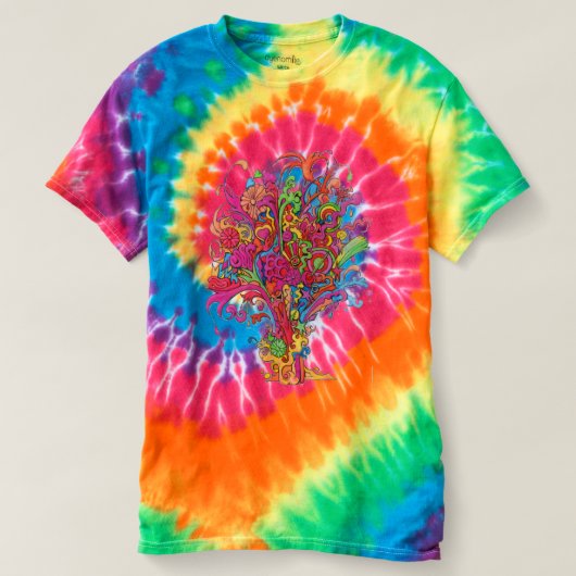 Psychedelic Fountain T-shirt (Design voorkant)