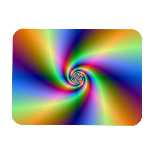 Psychedelic Four Wind Spiral Magneet (Horizontaal)