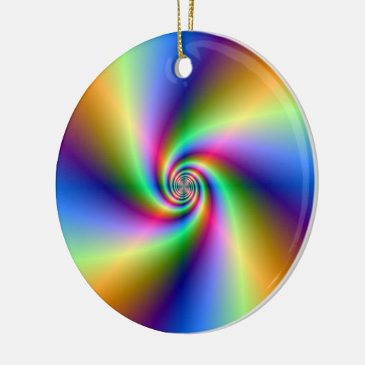 Psychedelic Four Wind Spiral Ornament (Links)