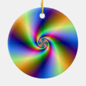 Psychedelic Four Wind Spiral Ornament (Achterkant)