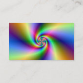 Psychedelic Four Wind Spiral Visitekaartje (Achterkant)