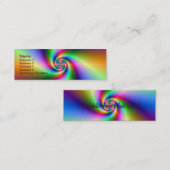 Psychedelic Four Wind Spiral Visitekaartje (Voorkant / Achterkant)