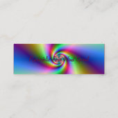 Psychedelic Four Wind Spiral Visitekaartje (Achterkant)