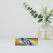 Psychedelic Four Wind Spiral Visitekaartje (Staand voorkant)