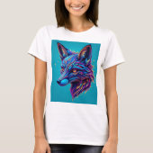 Psychedelic Fox Head T-shirt (Voorkant)