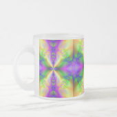 Psychedelic Fractal 85 ~ Frosted Glass Mok (Links)