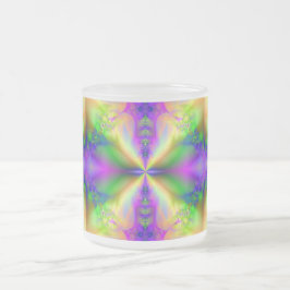 Psychedelic Fractal 85 ~ Frosted Glass Mok