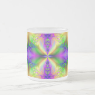 Psychedelic Fractal 85 ~ Frosted Glass Mok