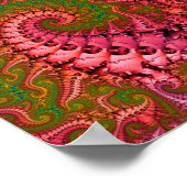 Psychedelic Fractal Art Poster (Hoek)