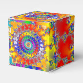 Psychedelic Fractal Bedankdoosjes (Voorkant Zijde)