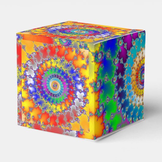 Psychedelic Fractal Bedankdoosjes (Achterkant)