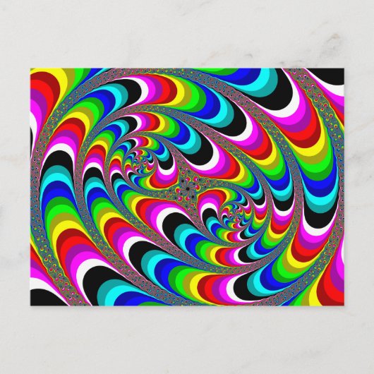 Psychedelic - Fractal Briefkaart (Voorkant)